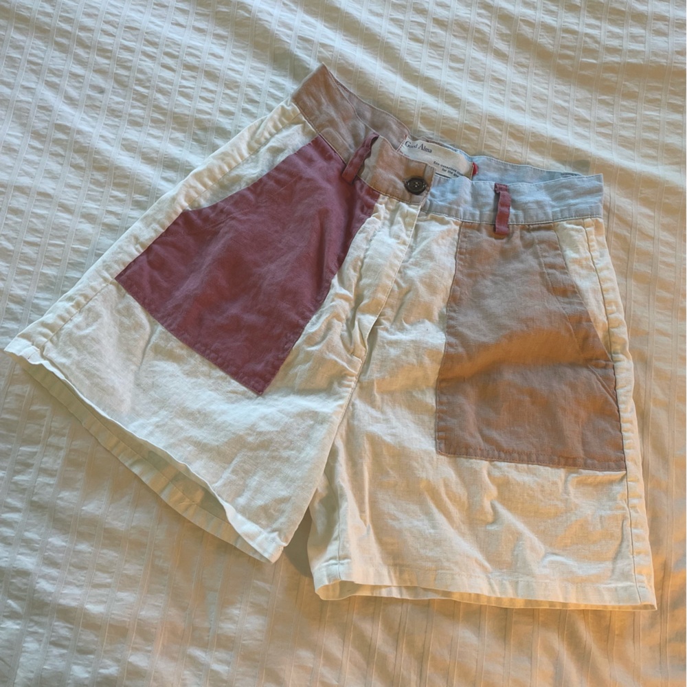 The Good Alma color block shorts - XS